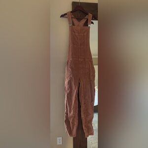 American eagle corduroy overalls